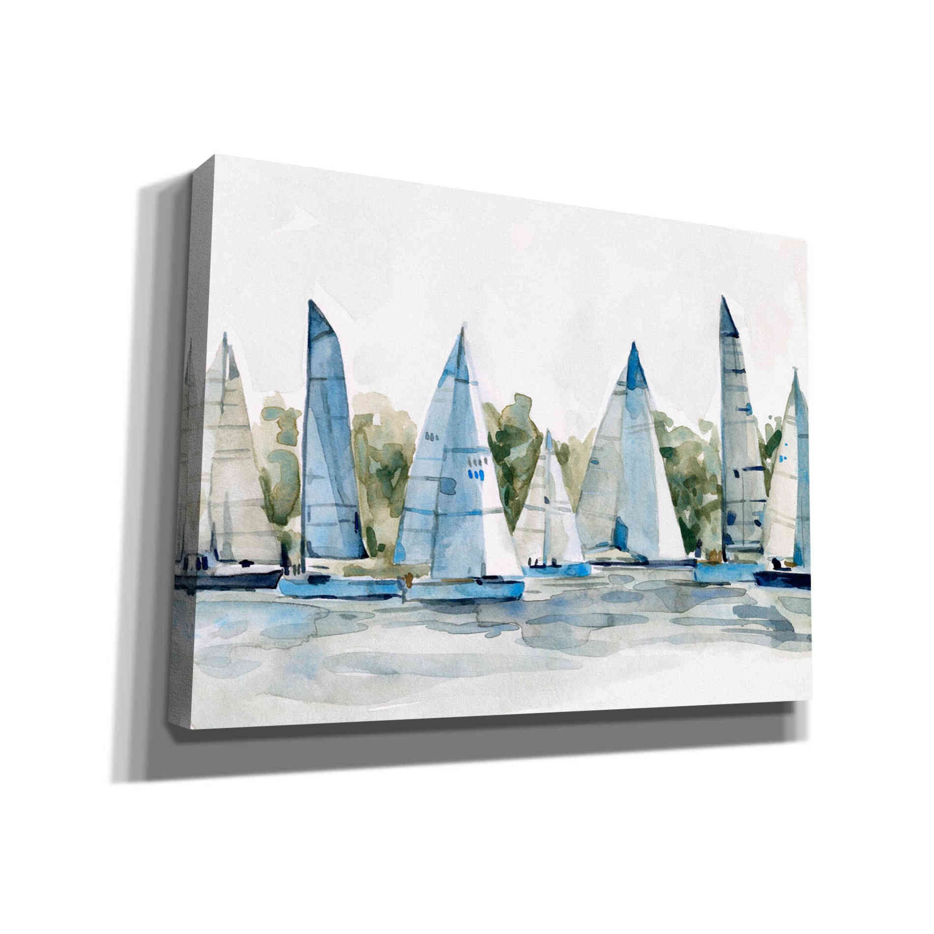 'Pastel Marina I' by Emma Scarvey, Canvas Wall Art