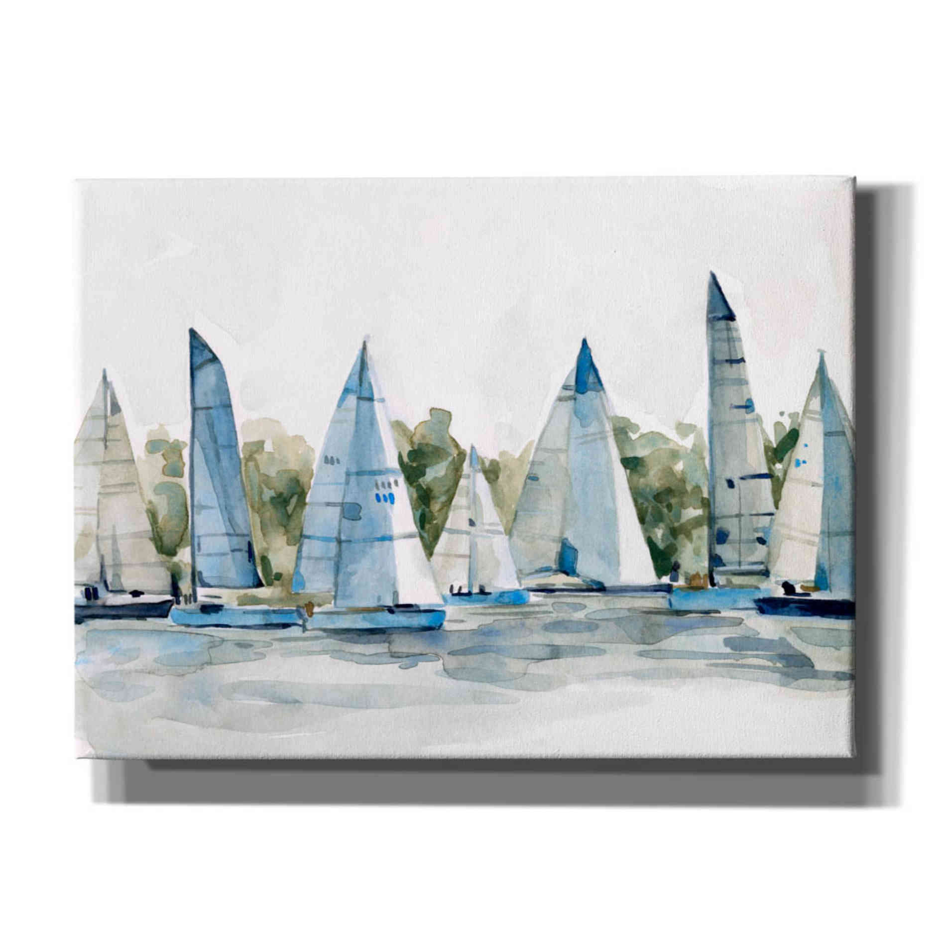 'Pastel Marina I' by Emma Scarvey, Canvas Wall Art