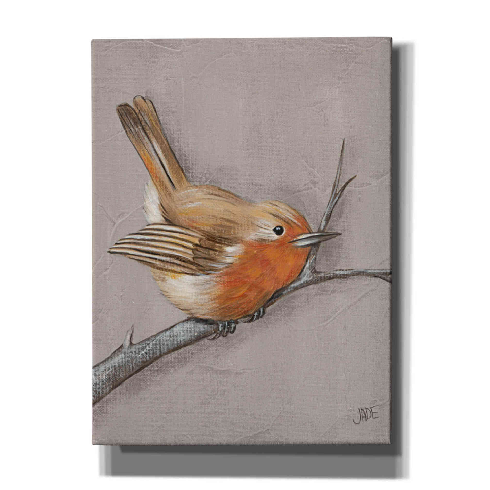 'Winter Bird II' by Jade Reynolds, Canvas Wall Art