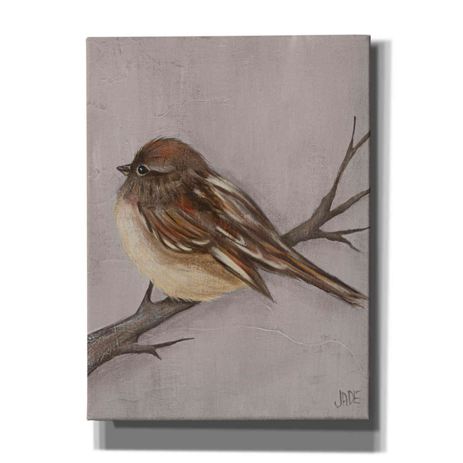 'Winter Bird III' by Jade Reynolds, Canvas Wall Art