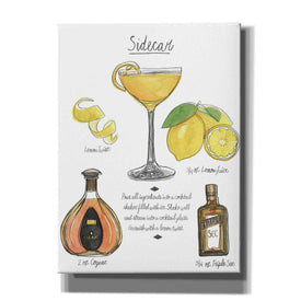 'Classic Cocktail-Sidecar' by Naomi McCavitt, Canvas Wall Art