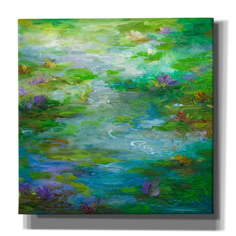 Image of 'Water Lily Pond #1' by Sheila Finch, Canvas Wall Art