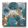 'Blue and Gold Poppies I' by Studio W, Canvas Wall Art