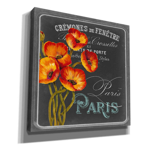 Image of 'Chalkboard Paris Collection E' by Studio W, Canvas Wall Art