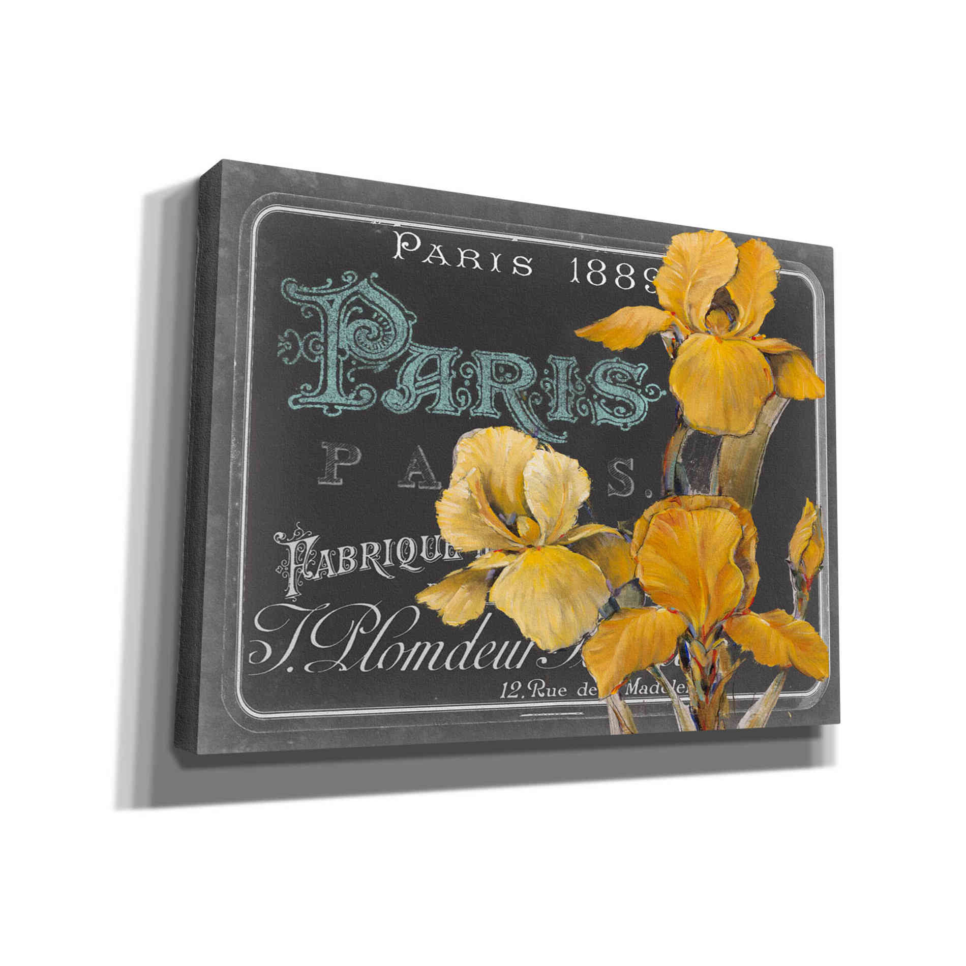 'Chalkboard Paris Collection A' by Studio W, Canvas Wall Art