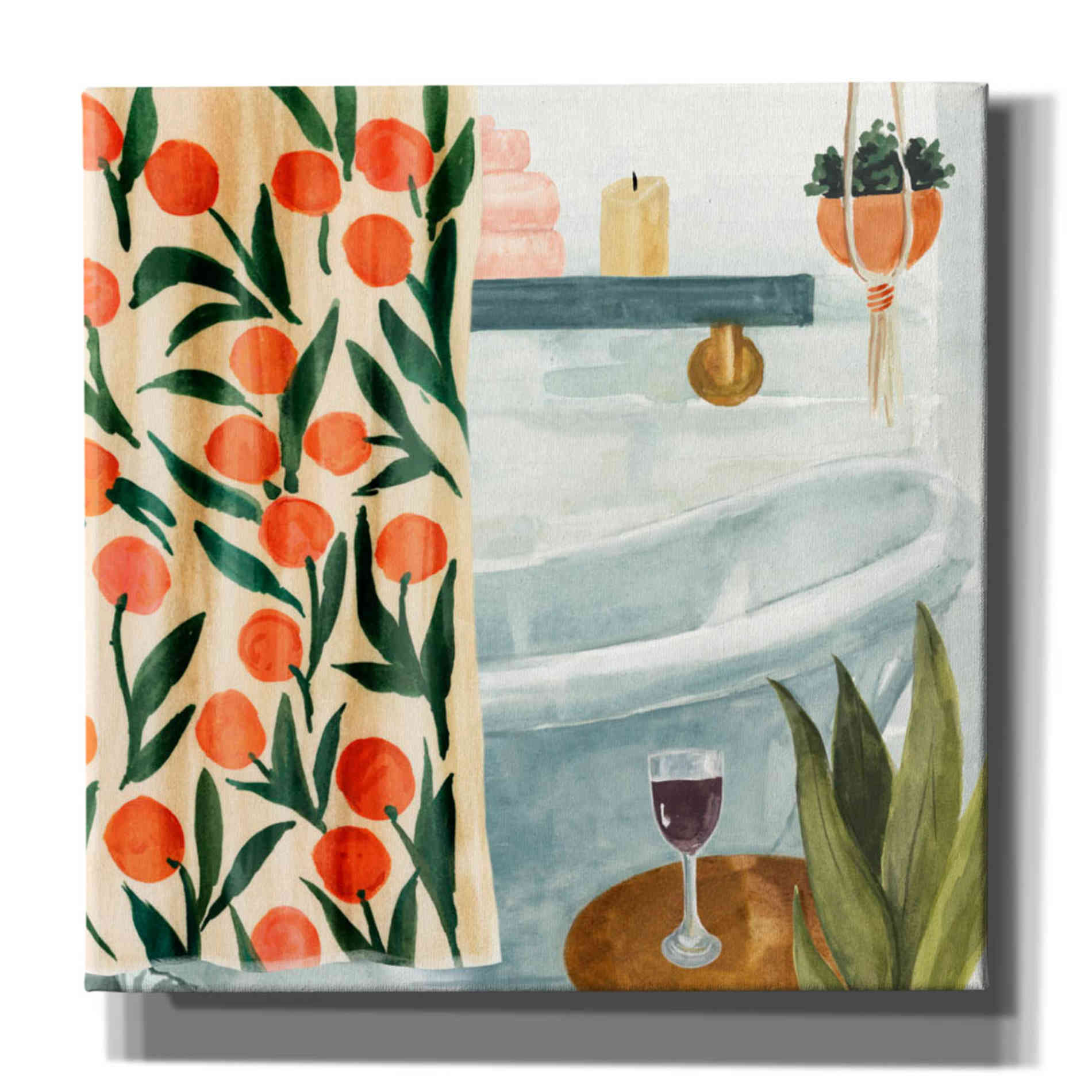 'Bath Retreat I' by Annie Warren, Canvas Wall Art