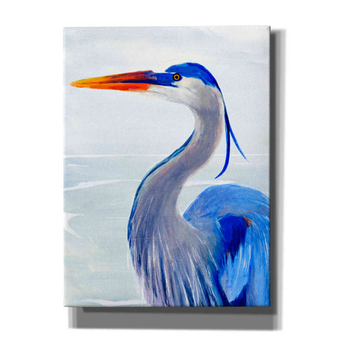 Image of 'Great Blue I' by Annie Warren, Canvas Wall Art