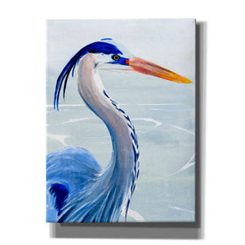 'Great Blue III' by Annie Warren, Canvas Wall Art