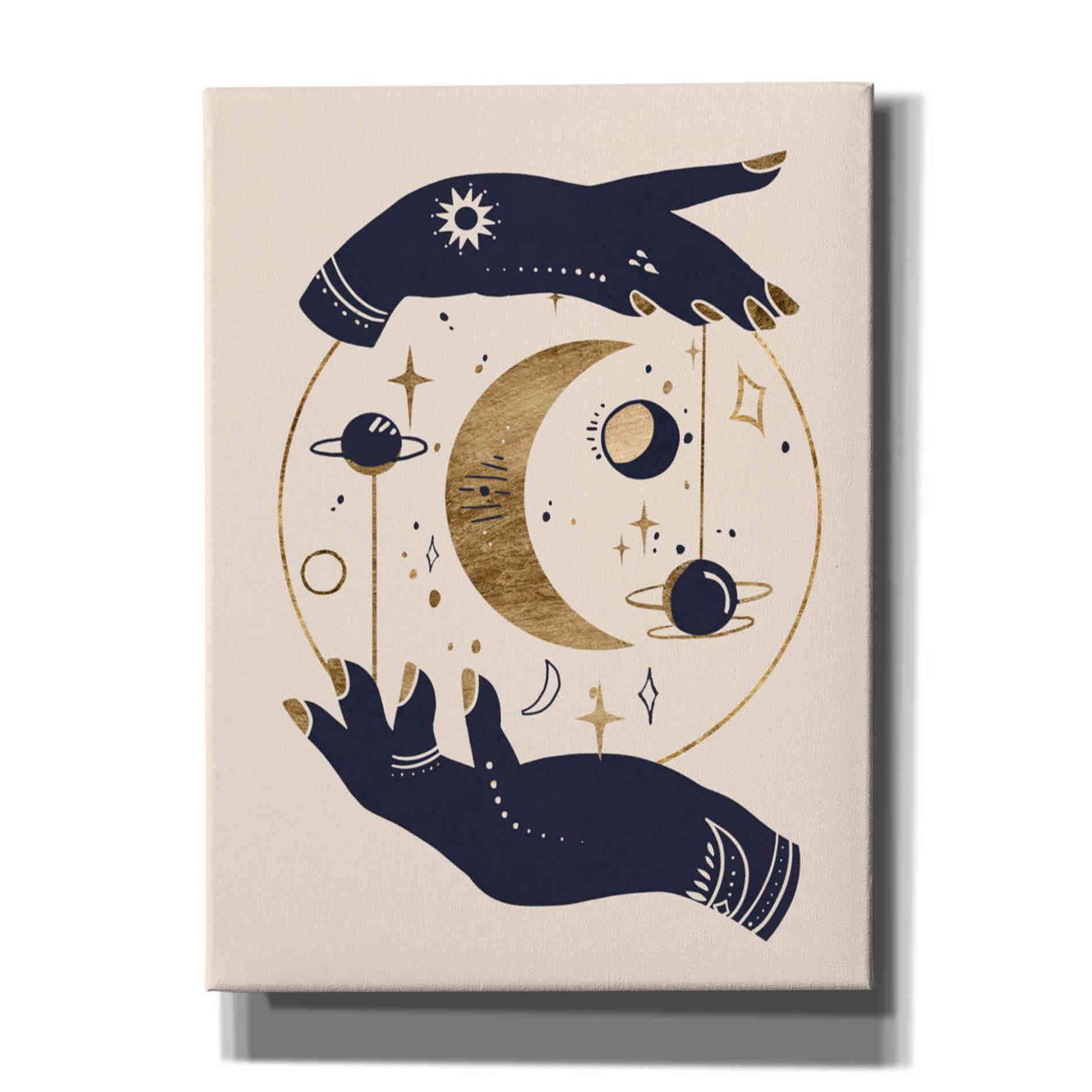 'Moon Hands I' by Annie Warren, Canvas Wall Art