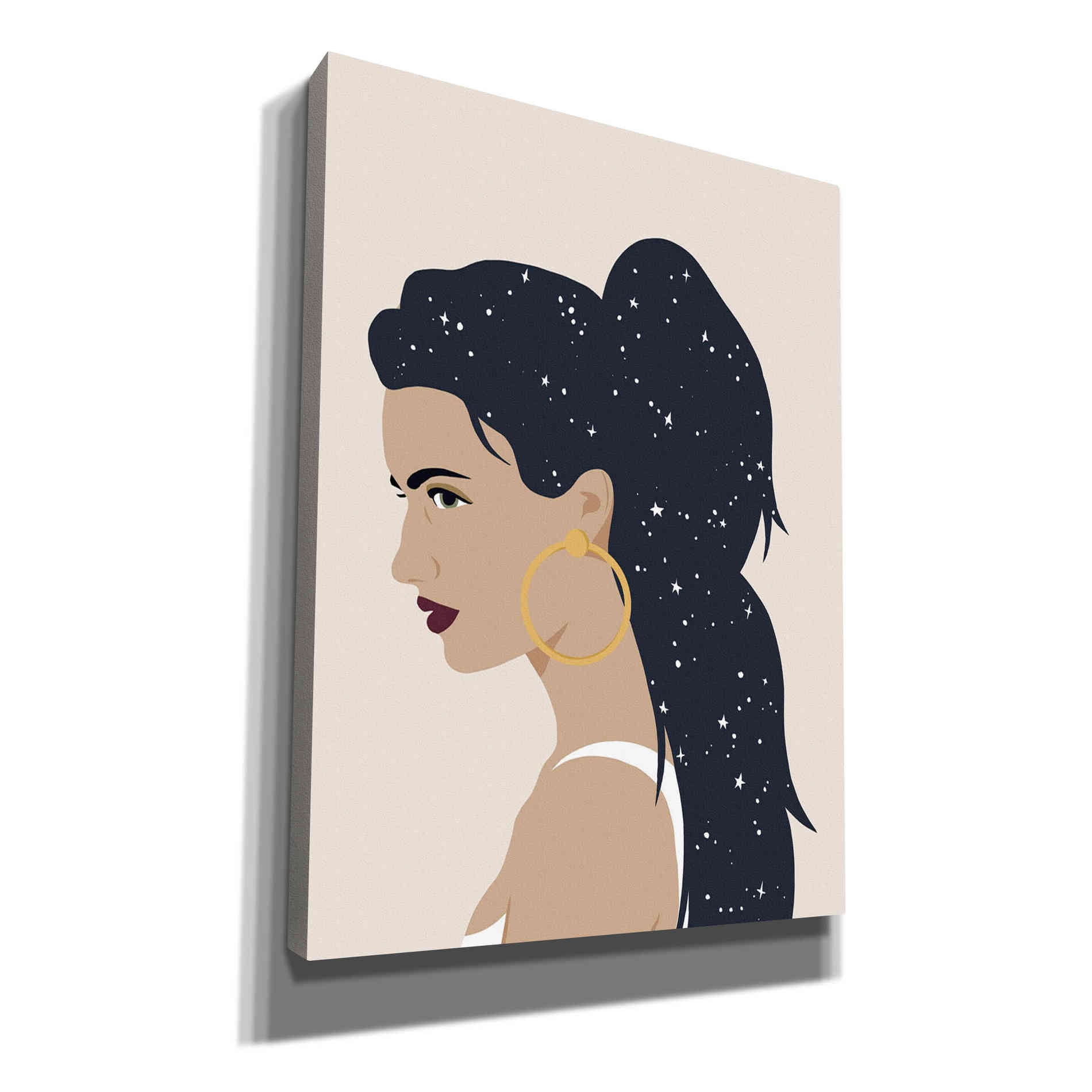 'Heavenly Hair III' by Annie Warren, Canvas Wall Art