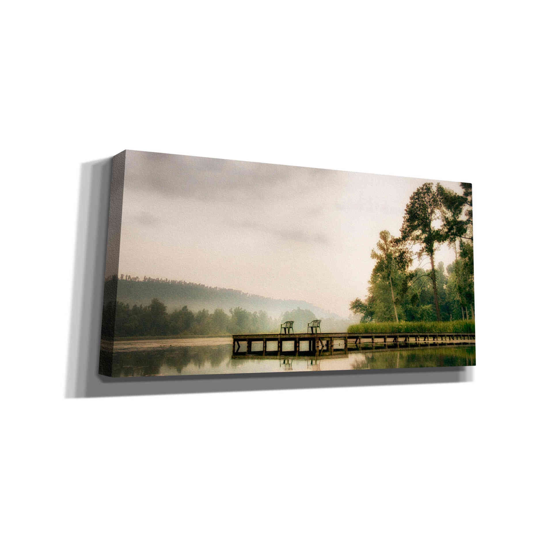 'Two Green Chairs' by Danny Head, Canvas Wall Art