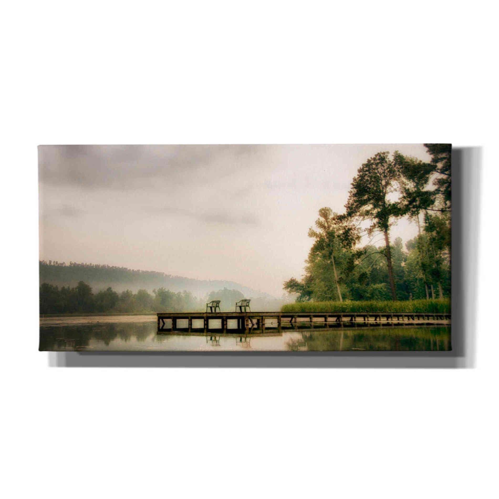 'Two Green Chairs' by Danny Head, Canvas Wall Art