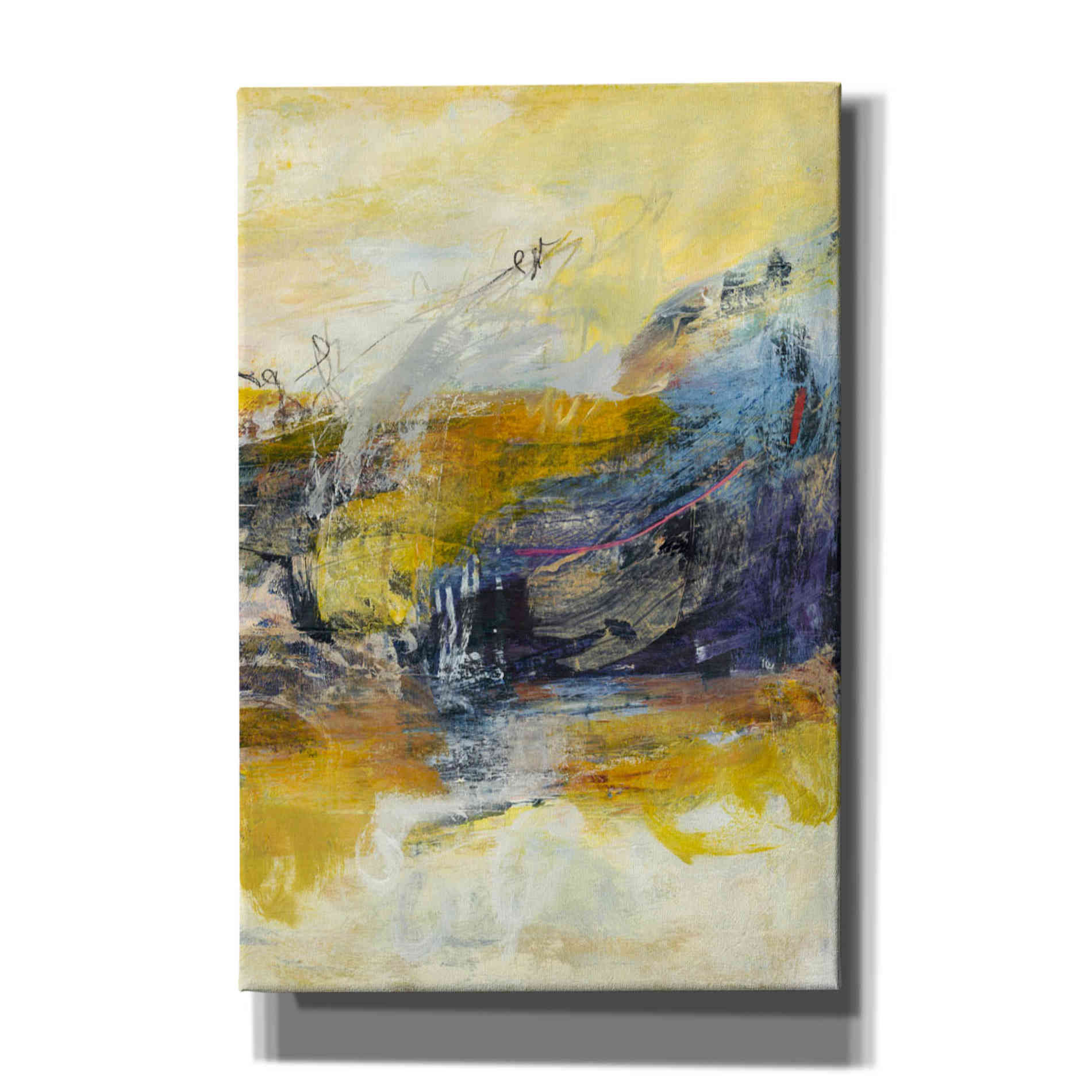 'Textured Triptych III' by Jodi Fuchs, Canvas Wall Art