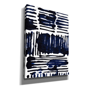 'Indigo Stripes I' by Jodi Fuchs, Canvas Wall Art