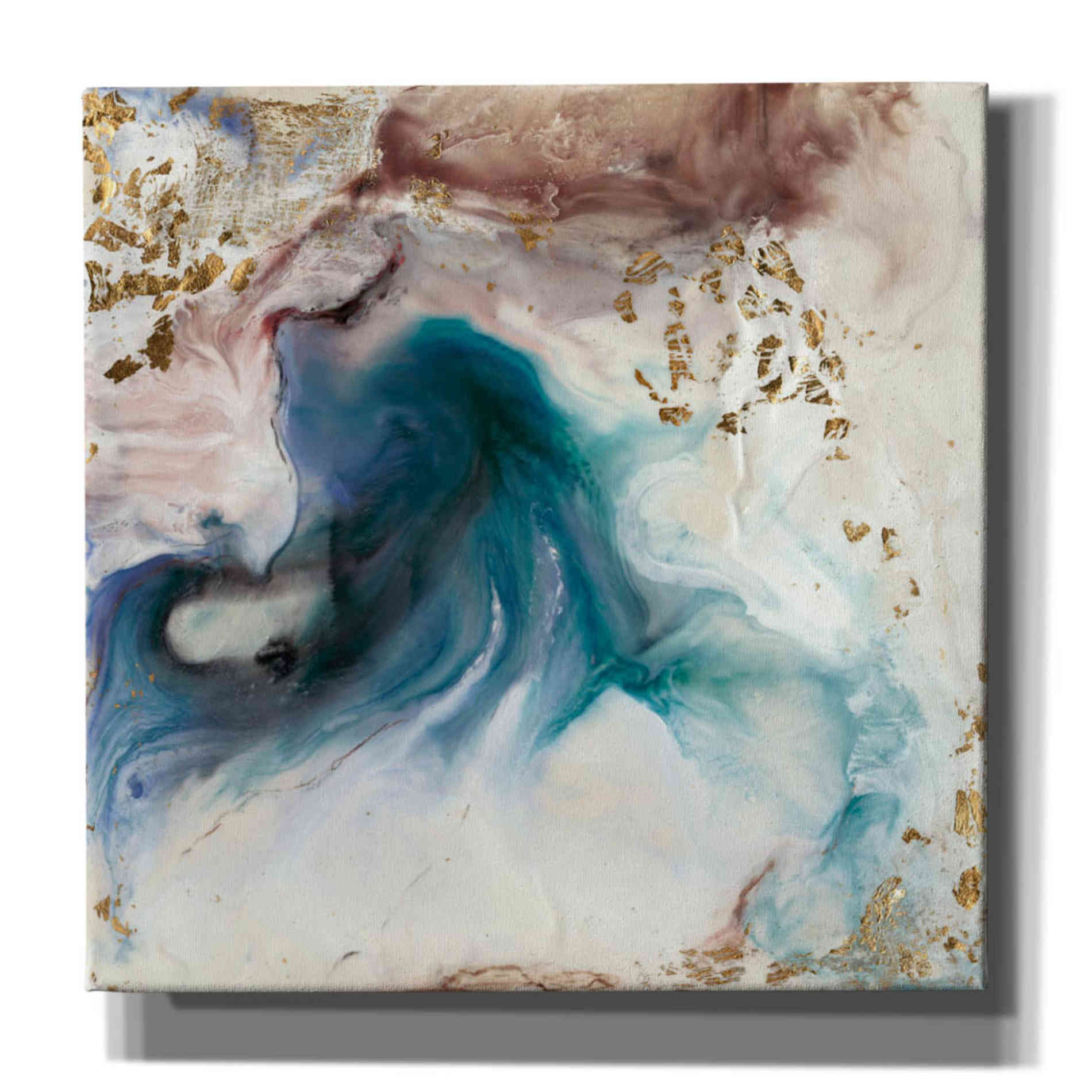 'Teal Illumination' by Lila Bramma, Canvas Wall Art