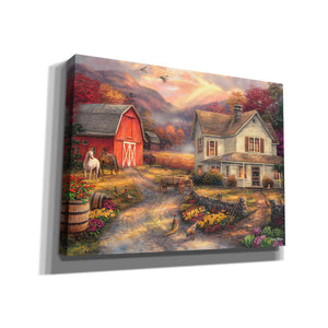 'Relaxing on the Farm' by Chuck Pinson, Canvas Wall Art
