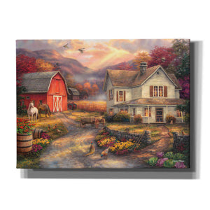 'Relaxing on the Farm' by Chuck Pinson, Canvas Wall Art