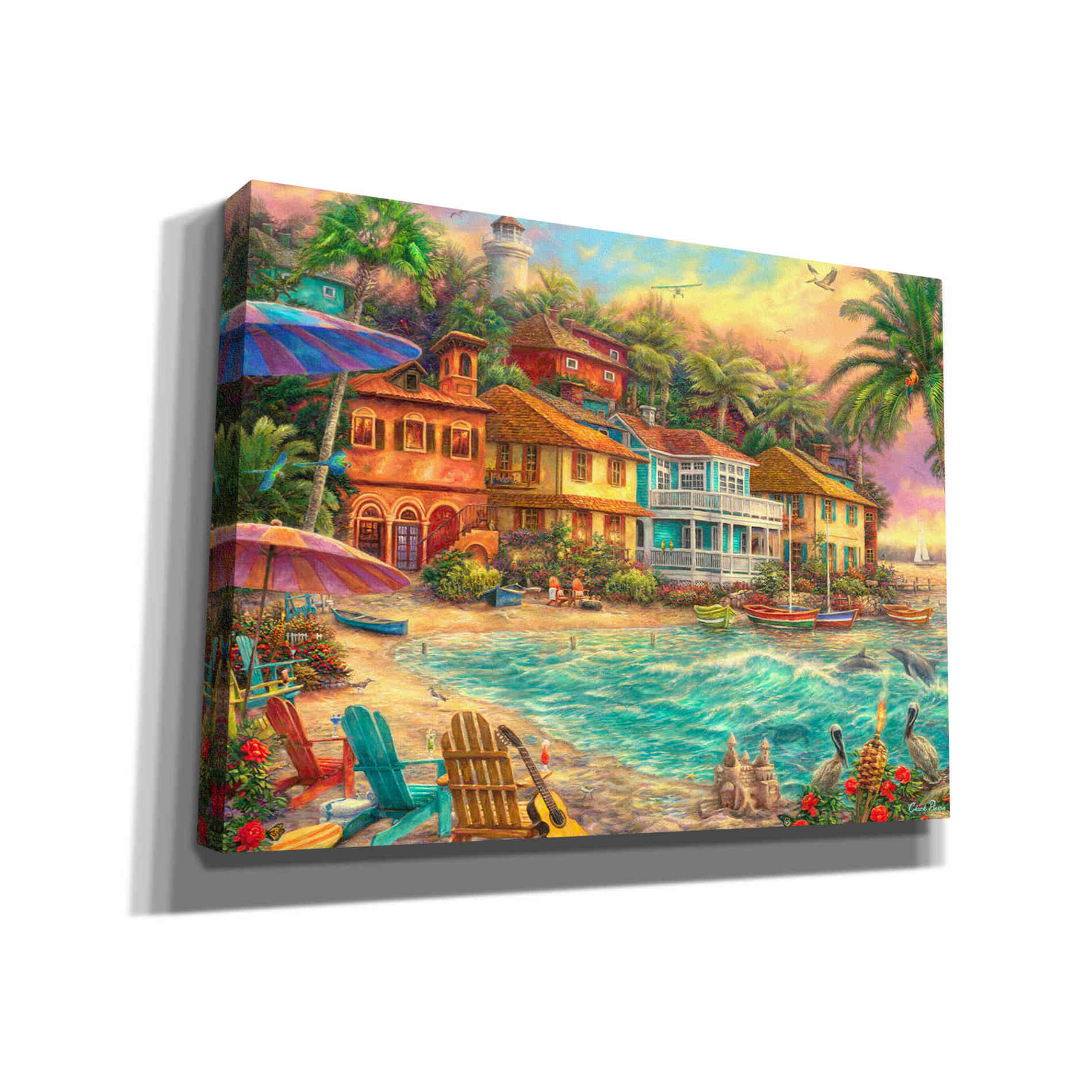 'Island Time' by Chuck Pinson, Canvas Wall Art