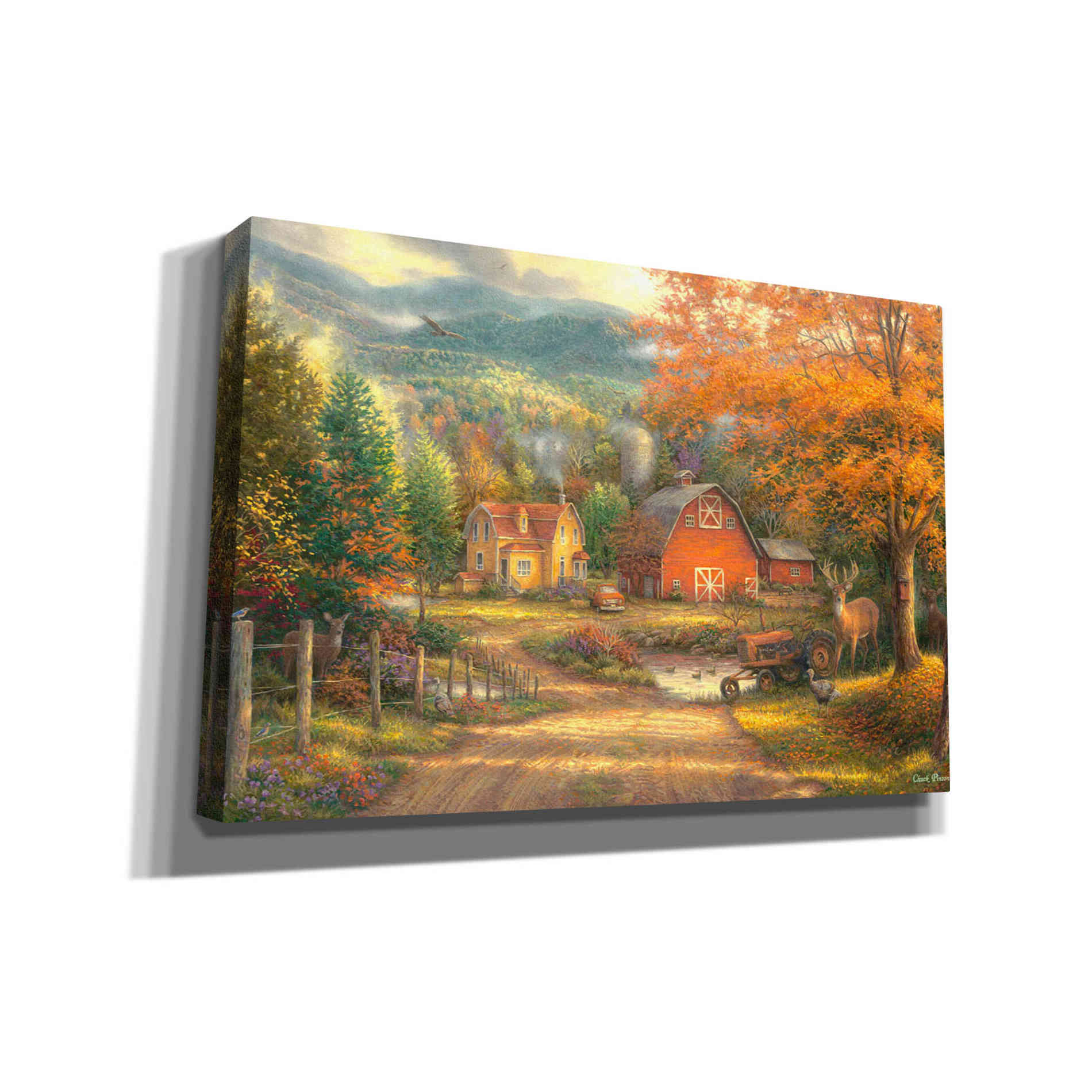'Country Roads Take Me Home' by Chuck Pinson, Canvas Wall Art