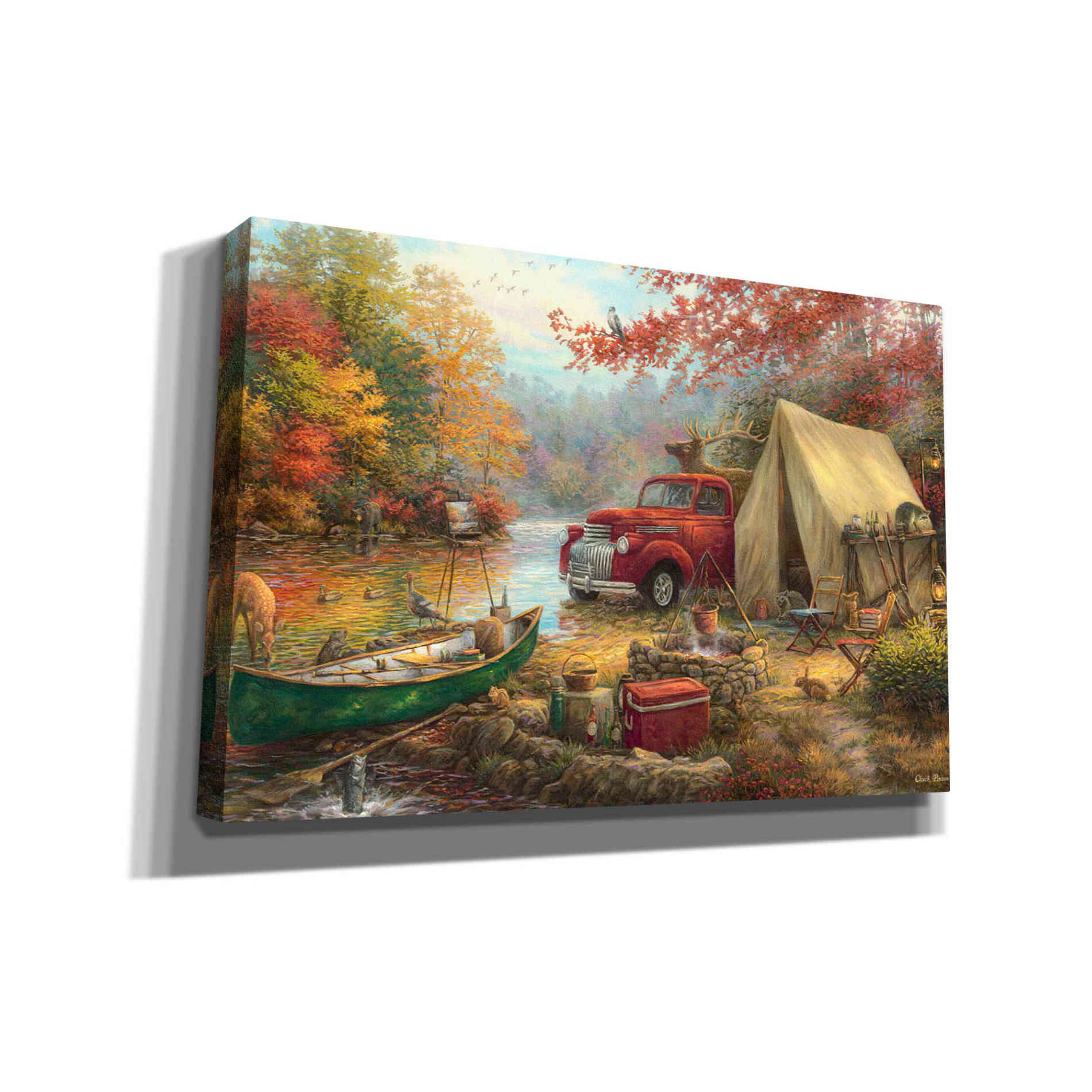 'Share the Outdoors' by Chuck Pinson, Canvas Wall Art