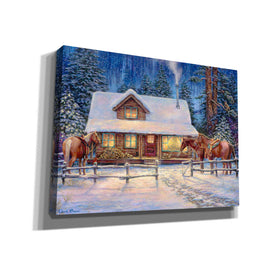 'Winter's Oasis' by Chuck Pinson, Canvas Wall Art