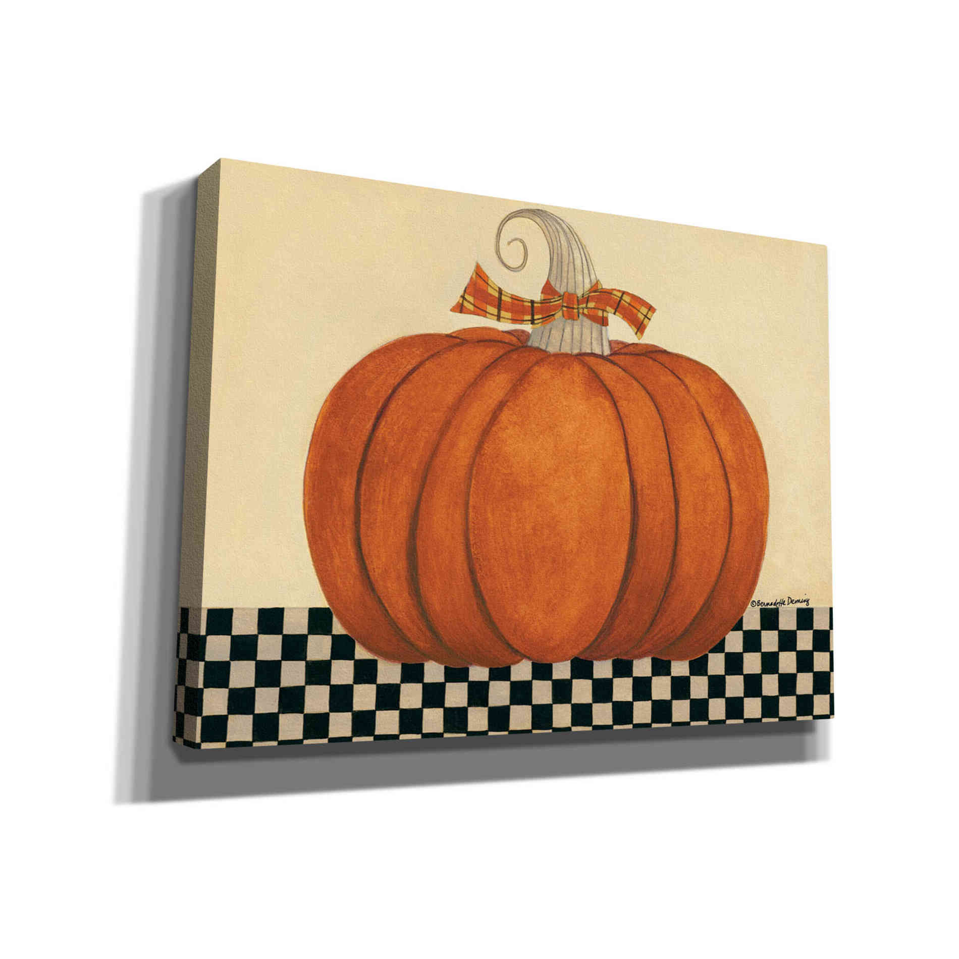 "Russet Pumpkin" by Bernadette Deming, Canvas Wall Art