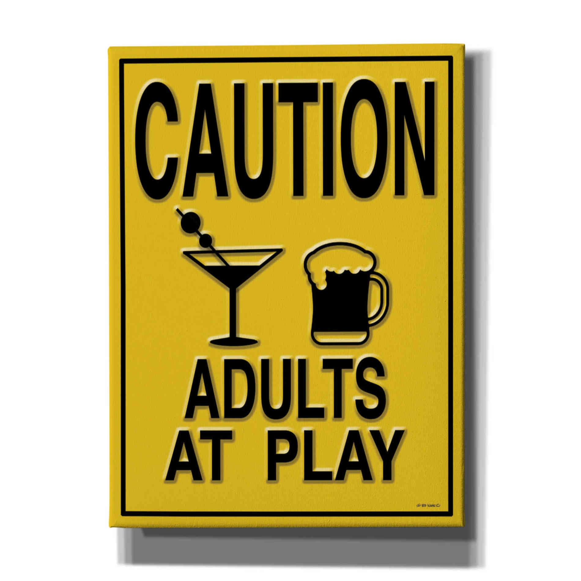 'Adults at Play I' by Ed Wargo, Canvas Wall Art