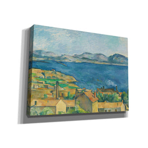 'The Bay of Marseilles, Seen from L'Estaque ' by Paul Cezanne, Canvas Wall Art