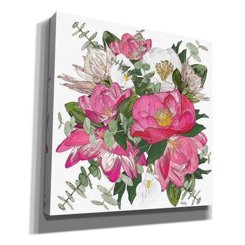 Image of 'Pink Floral Bouquet' by Heidi Kuntz, Canvas Wall Art