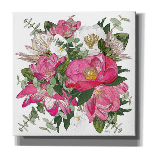 Image of 'Pink Floral Bouquet' by Heidi Kuntz, Canvas Wall Art