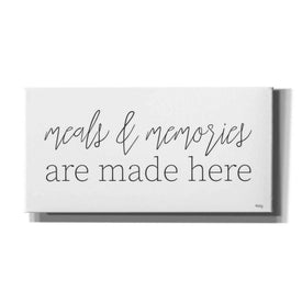 'Meals & Memories are Made Here' by Heidi Kuntz, Canvas Wall Art