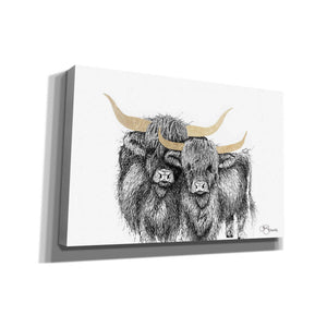 'Highland Cattle' by Hollihocks Art, Canvas Wall Art