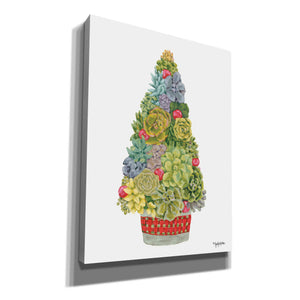 'Santa's Succulents' by Jennifer Holden, Canvas Wall Art