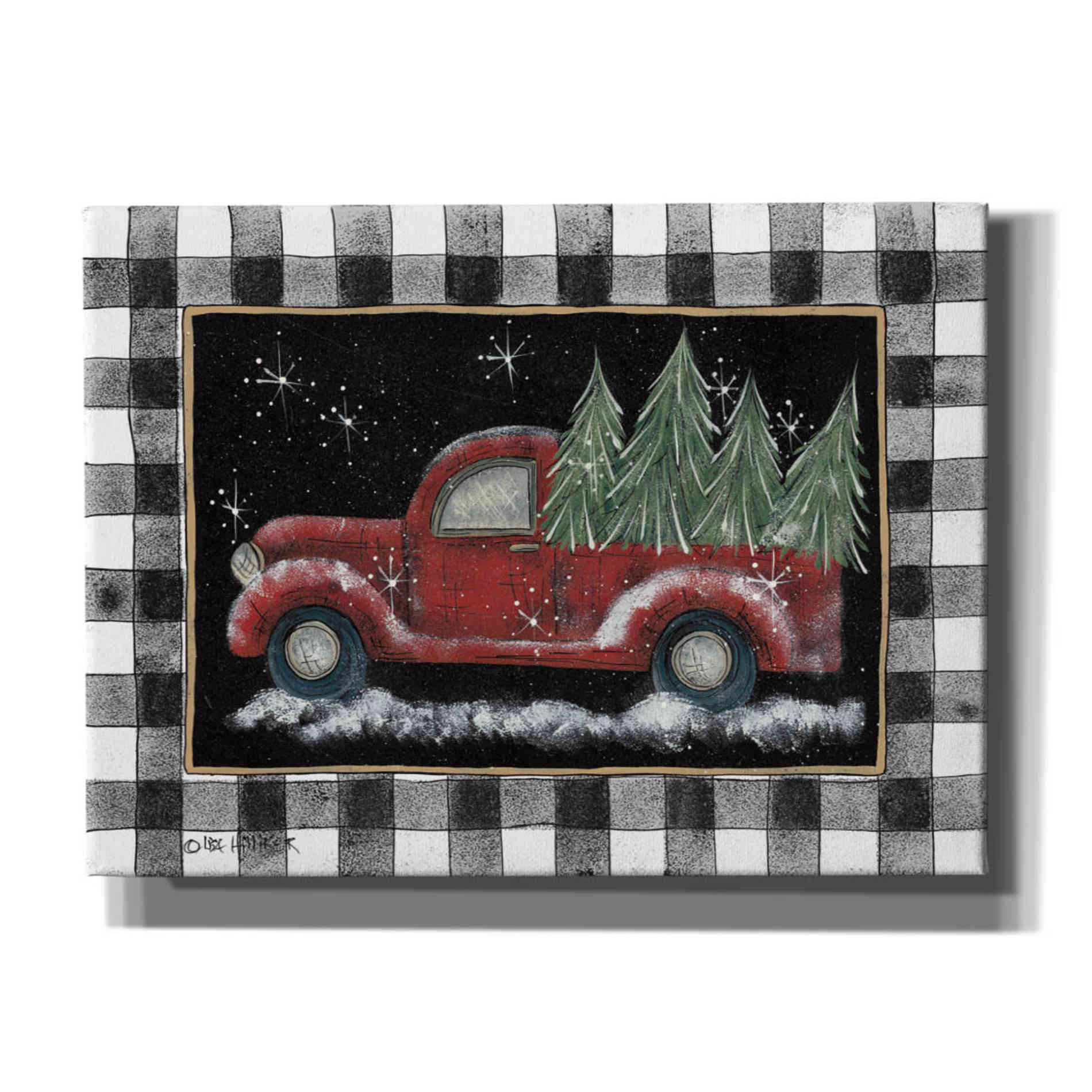 'Christmas Trees for Sale' by Lisa Hilliker, Canvas Wall Art