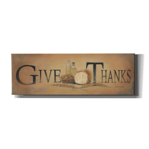 'Give Thanks' by Pam Britton, Canvas Wall Art