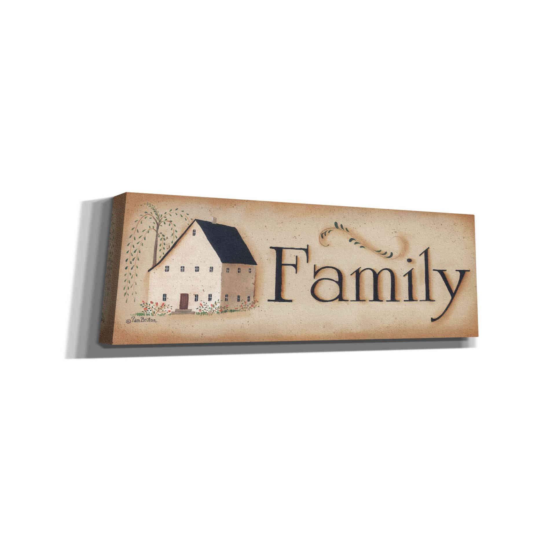 'Family' by Pam Britton, Canvas Wall Art