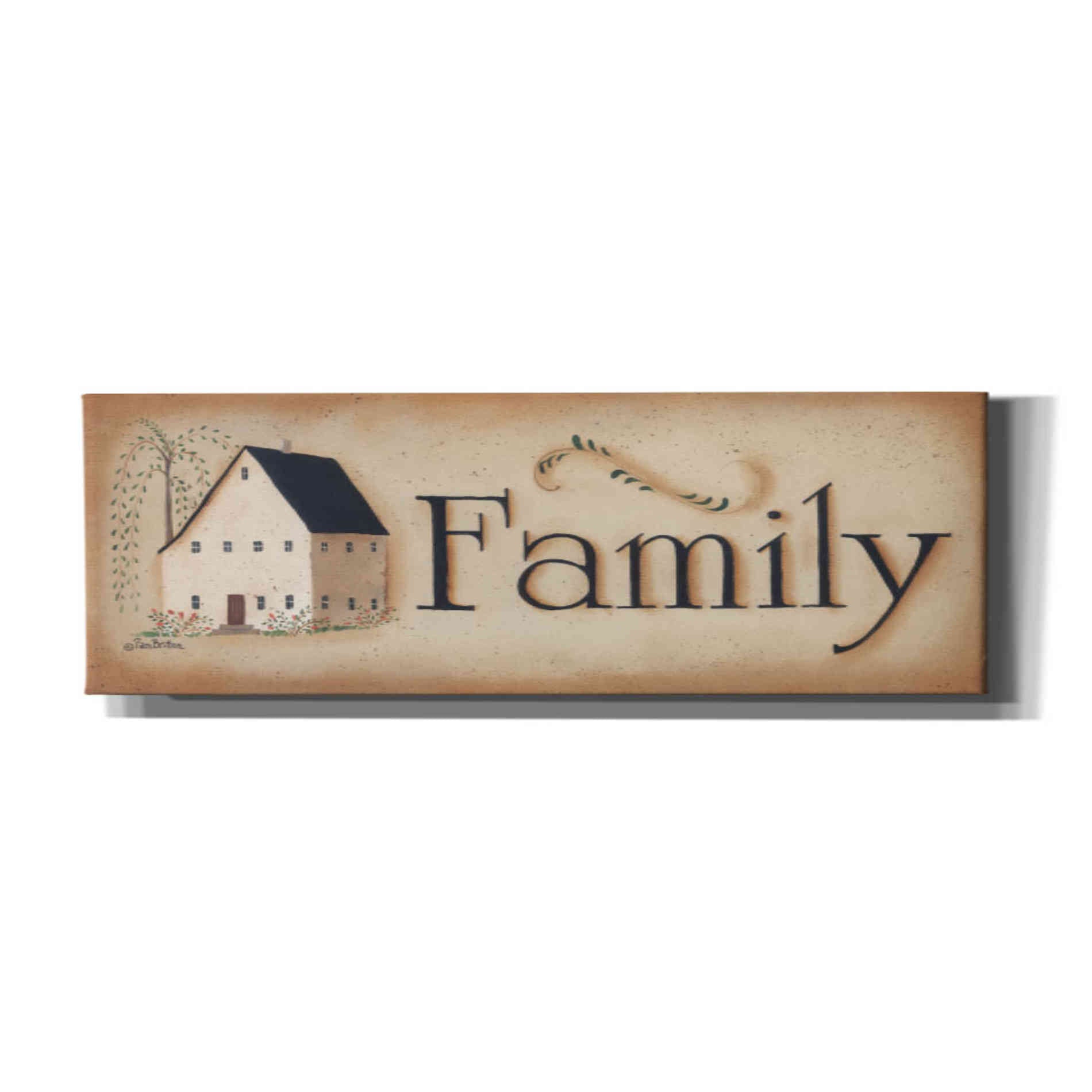 'Family' by Pam Britton, Canvas Wall Art
