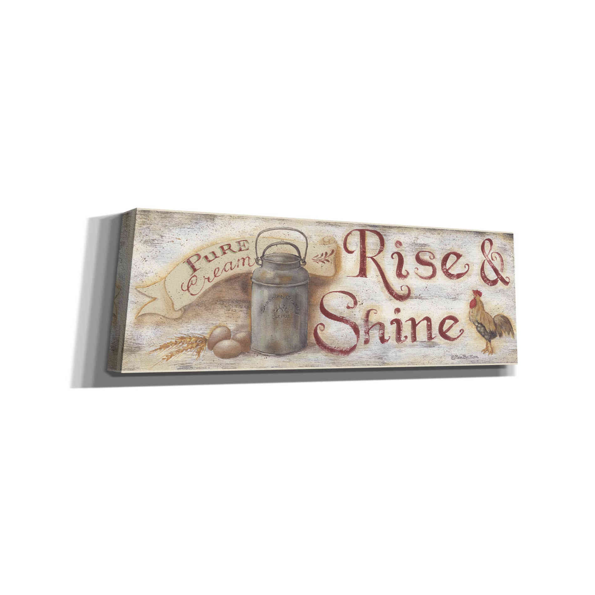 'Rise & Shine' by Pam Britton, Canvas Wall Art