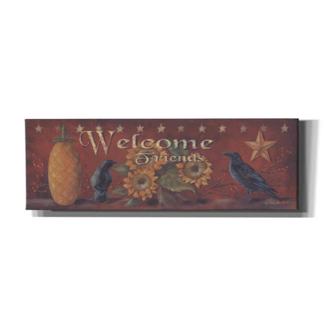 Image of 'Welcome Friends' by Pam Britton, Canvas Wall Art