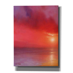 'Sunset in Red' by Tim Gagnon, Canvas Wall Art