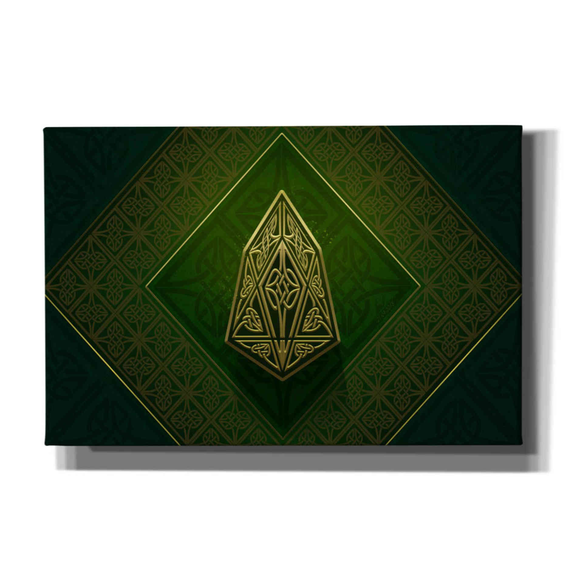 'Celtic Knot EOS Crypto' by Katalina, Canvas Wall Art