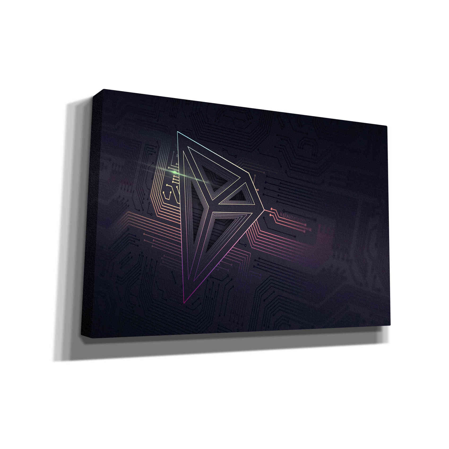 'Crypto-Tron' by Katalina, Canvas Wall Art