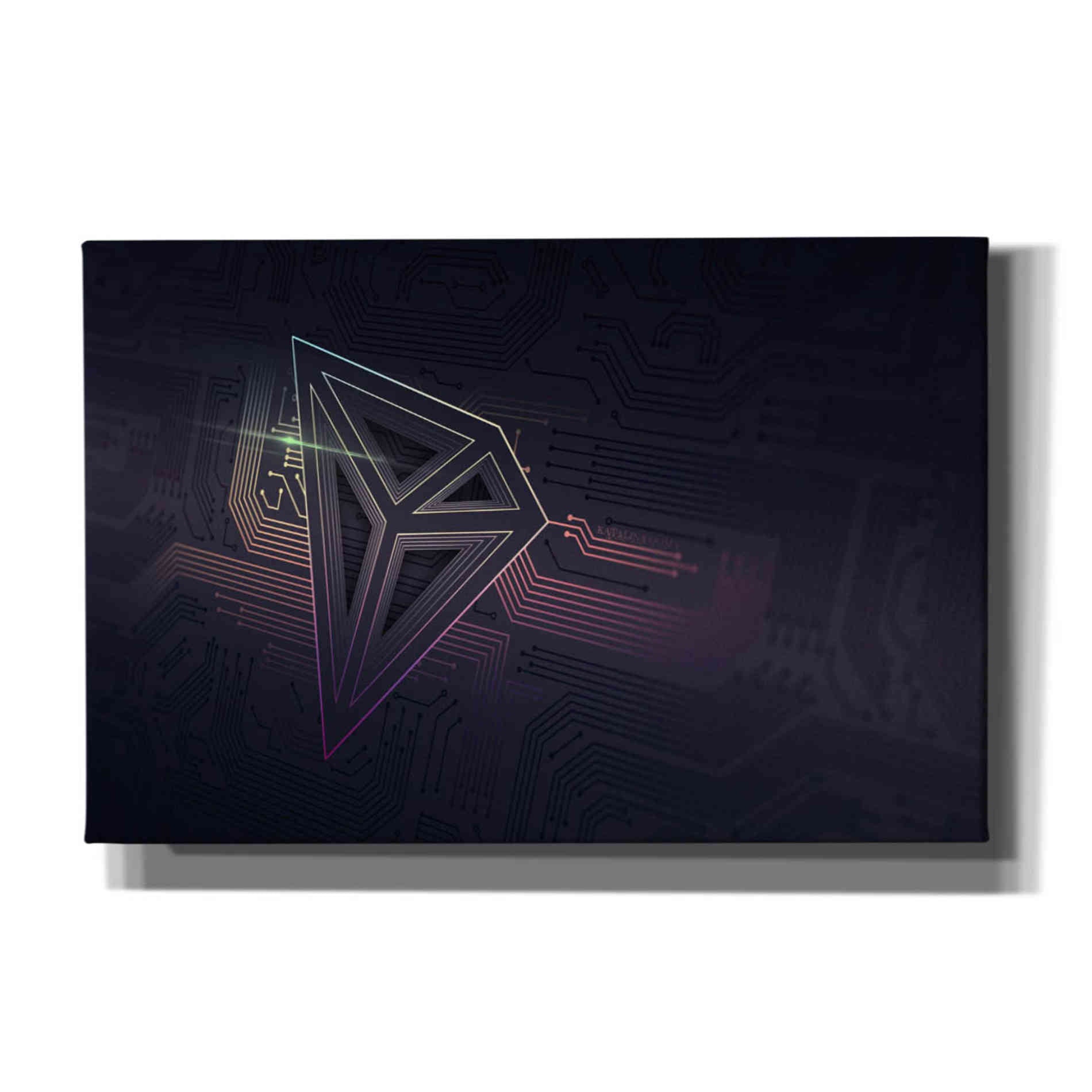 'Crypto-Tron' by Katalina, Canvas Wall Art
