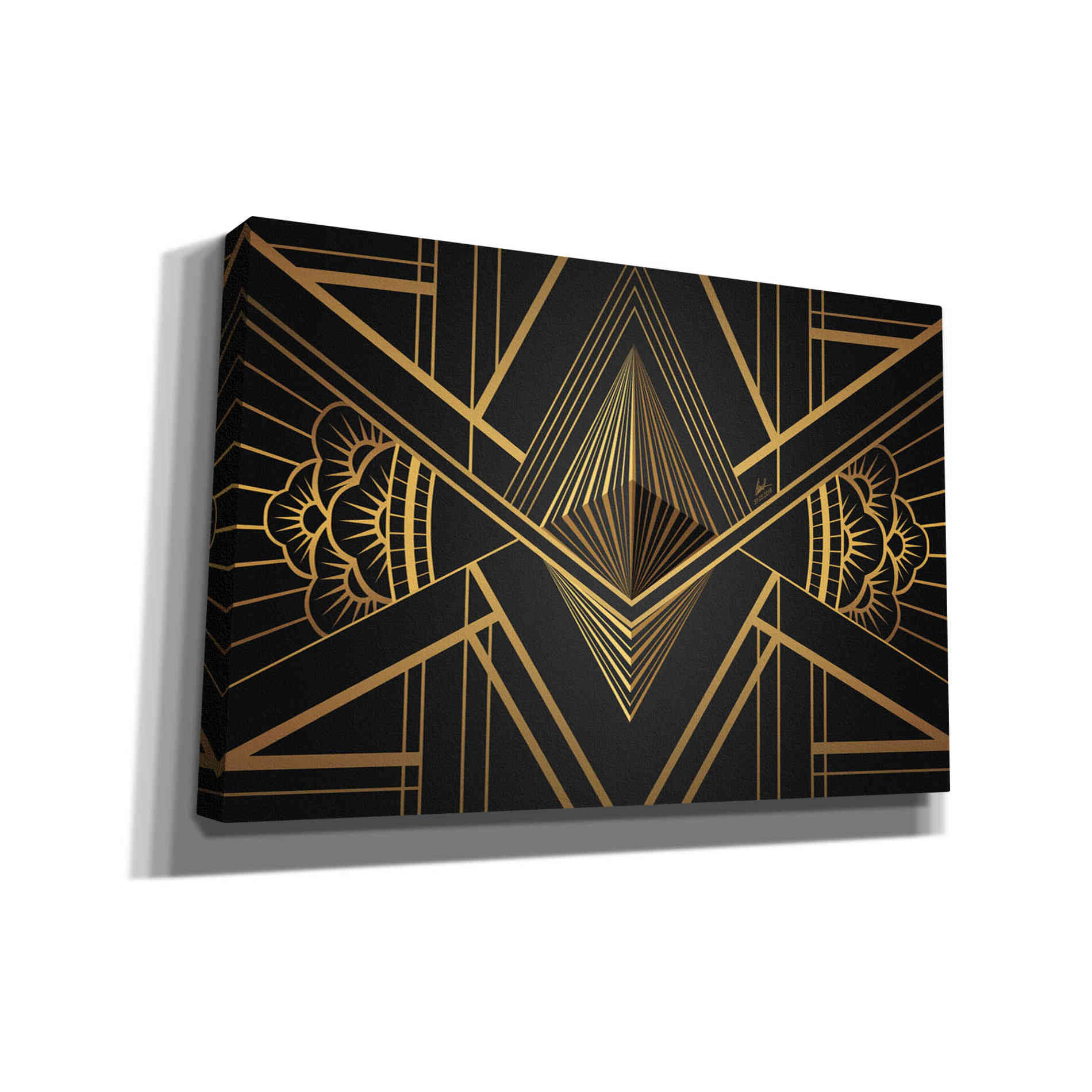 'Art Deco Ethereum' by Katalina, Canvas Wall Art