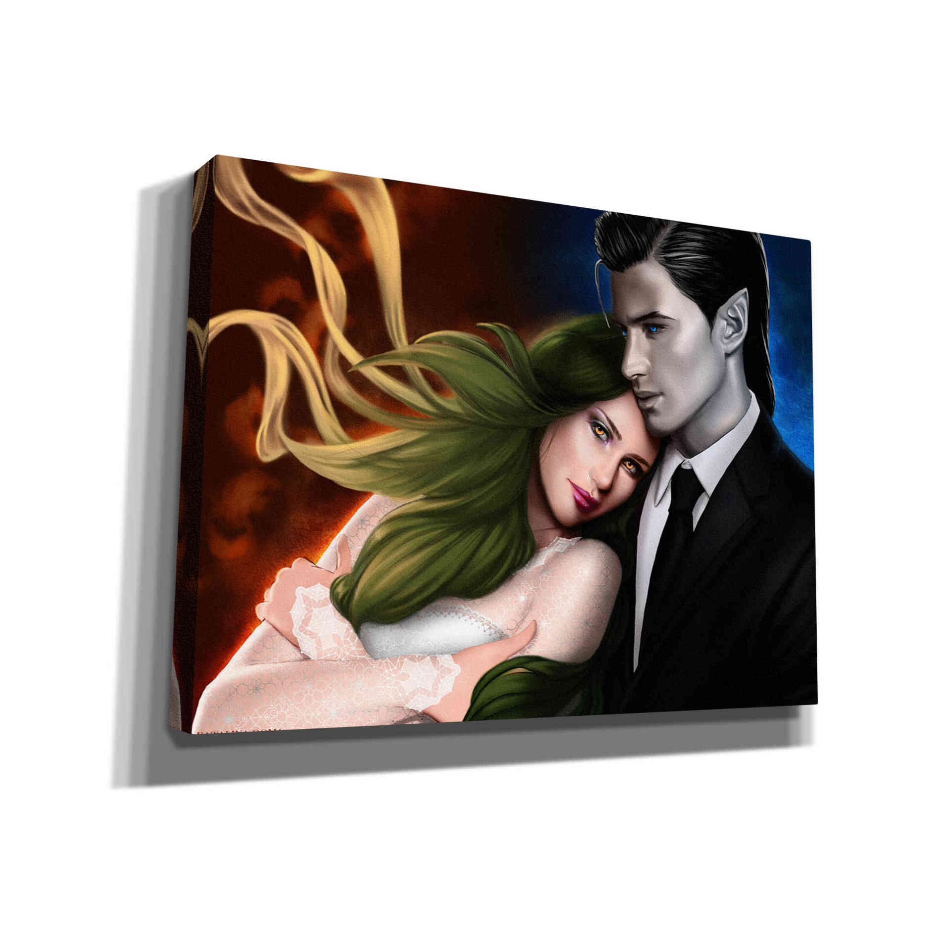 'Hail and Shiori' by Katalina, Canvas Wall Art