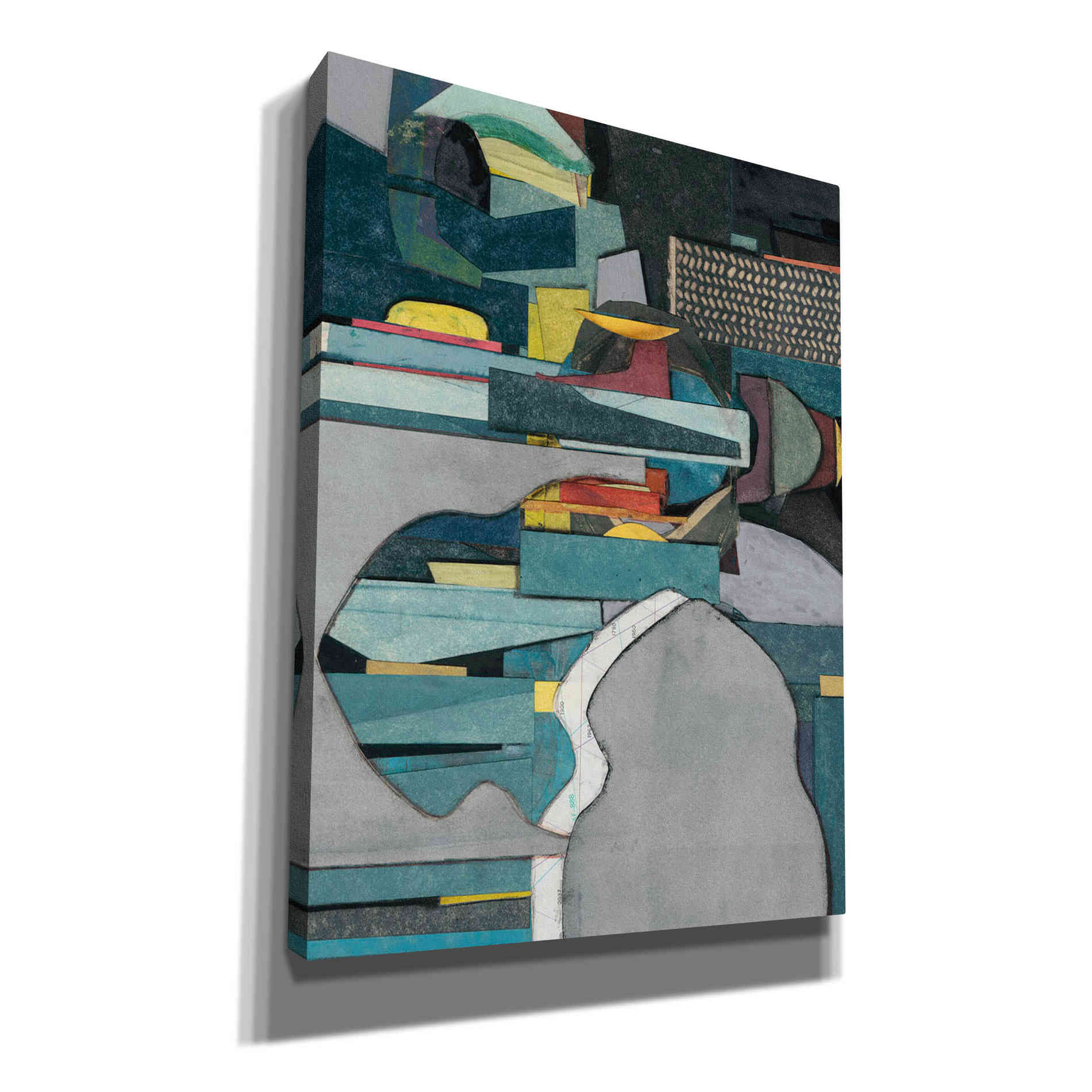 'Mid-Century Collage IV' by Rob Delamater, Canvas Wall Art