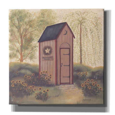 Image of 'Folk Art Outhouse I' by Pam Britton, Canvas Wall Art