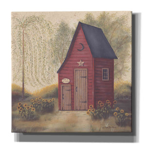 'Folk Art Outhouse II' by Pam Britton, Canvas Wall Art