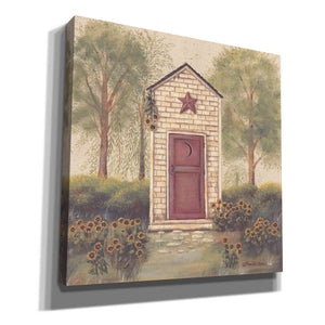 'Folk Art Outhouse III' by Pam Britton, Canvas Wall Art