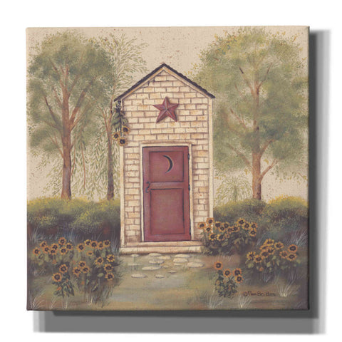 Image of 'Folk Art Outhouse III' by Pam Britton, Canvas Wall Art